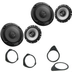 Fiat 500 2007-2014 Kenwood KFC-S1766 Front and Rear Door Speaker Upgrade Kit