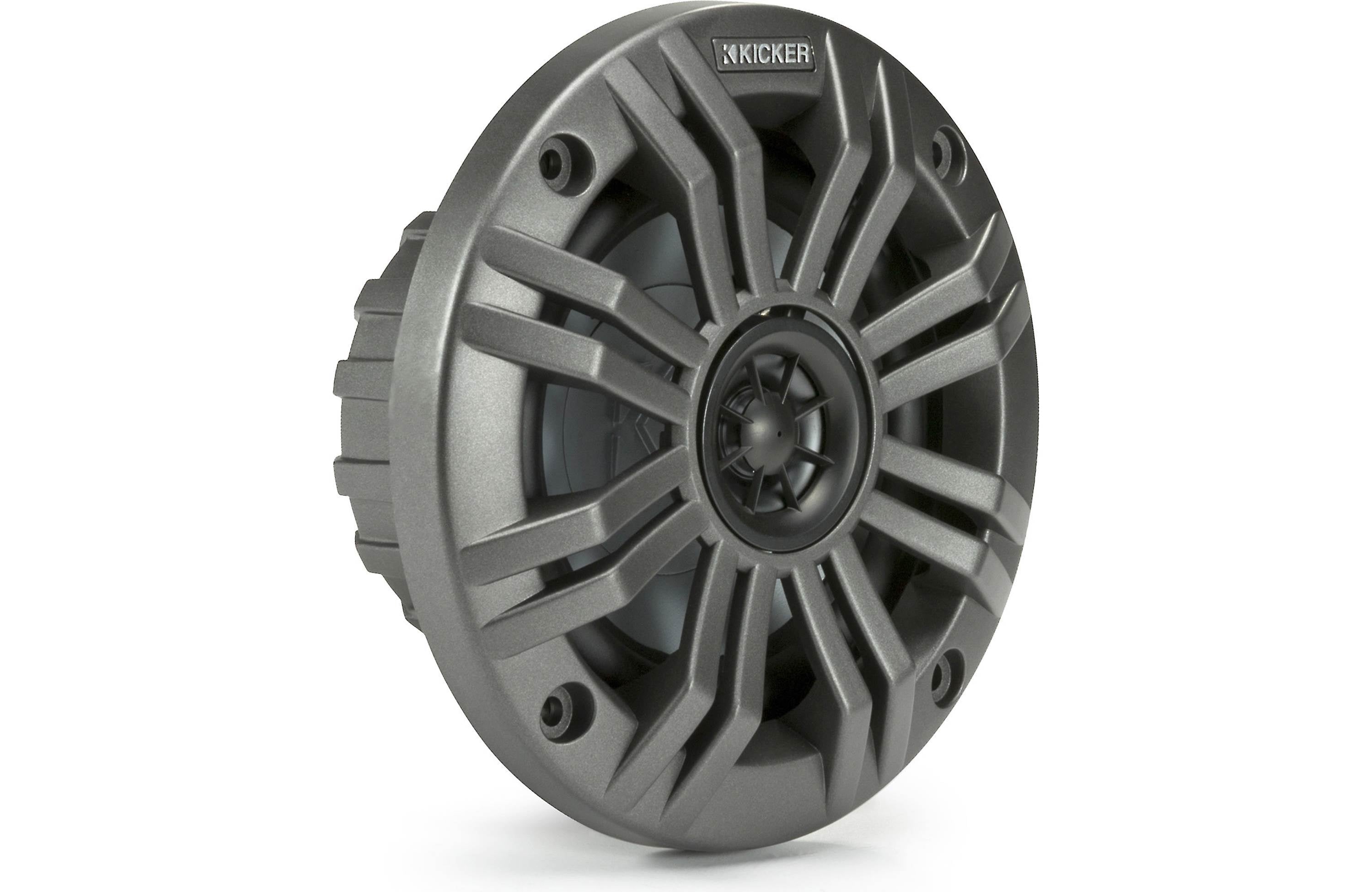 Kicker 45KM44 10cm 2-way Flush Mount Coaxial Marine Speakers