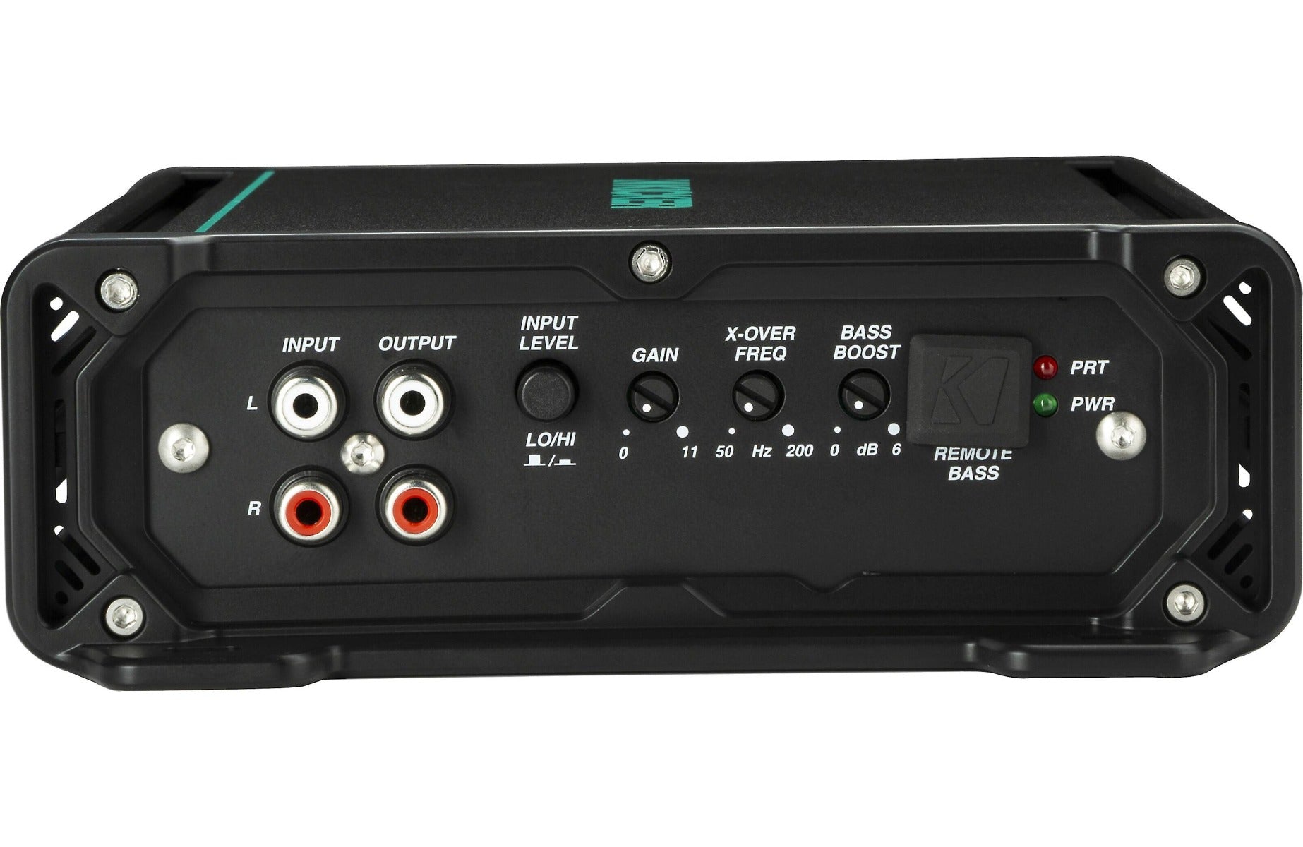 Kicker KMA800.1 600W RMS KM Series 2-ohm Stable Monoblock Class-D Marine Amplifier w/ Bass Knob Included