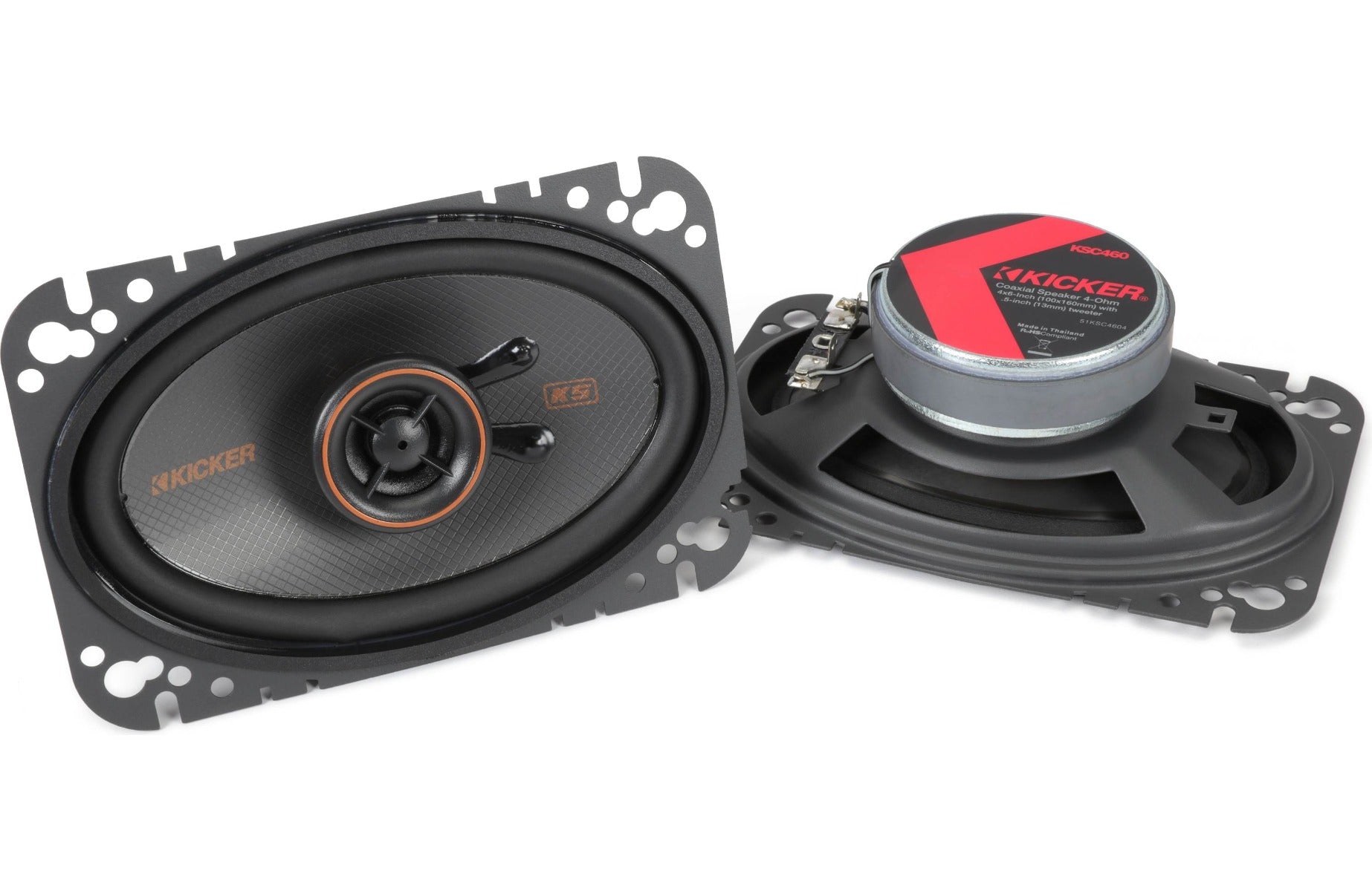 Kicker 51KSC4604 KS-Series 4"x6" 2-way car speakers KSC4604