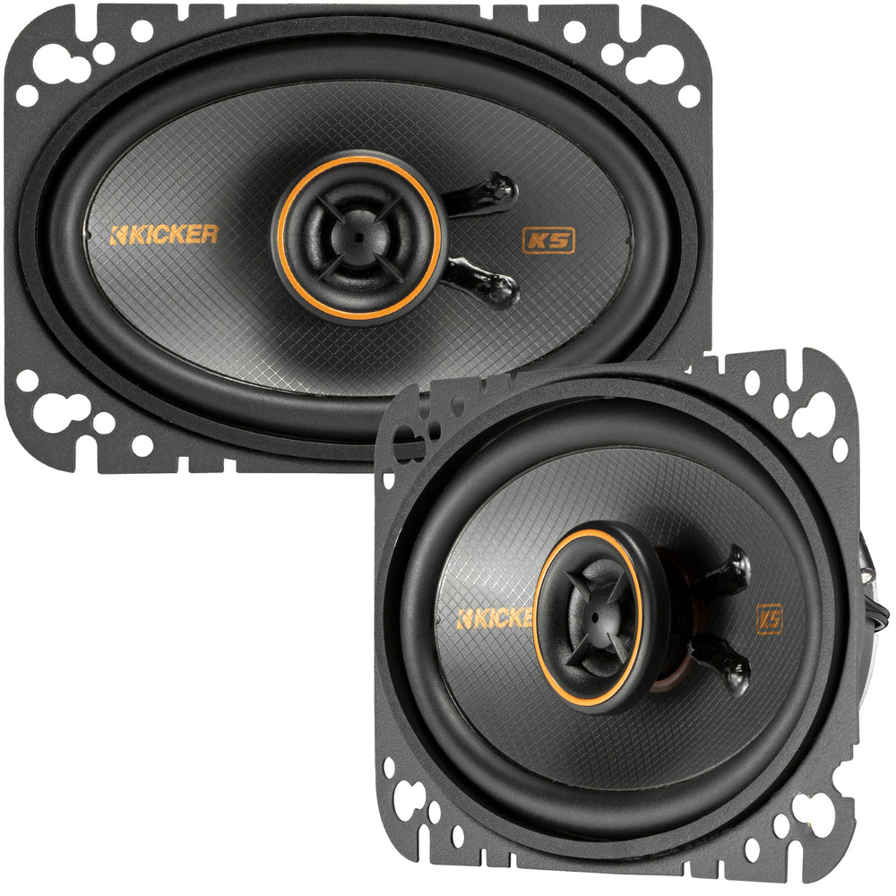 Kicker 51KSC4604 KS-Series 4"x6" 2-way car speakers KSC4604