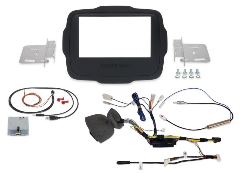 Jeep Renegade 2015 onwards 7" Kit Fascia Plate Kit/Steering Interfaces Kit Alpine KIT-7RNG