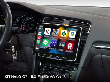 Volkswagen for 7" Screen platforms (MIB-PQ/Golf VI Installation Kit ALPINEKIT-HALO-G7R