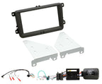 Skoda Superb 2008-2013 Double Din Car Stereo Fascia Steering Antenna Fitting Kit