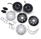 Kicker 45KM44 10cm 2-way Flush Mount Coaxial Marine Speakers