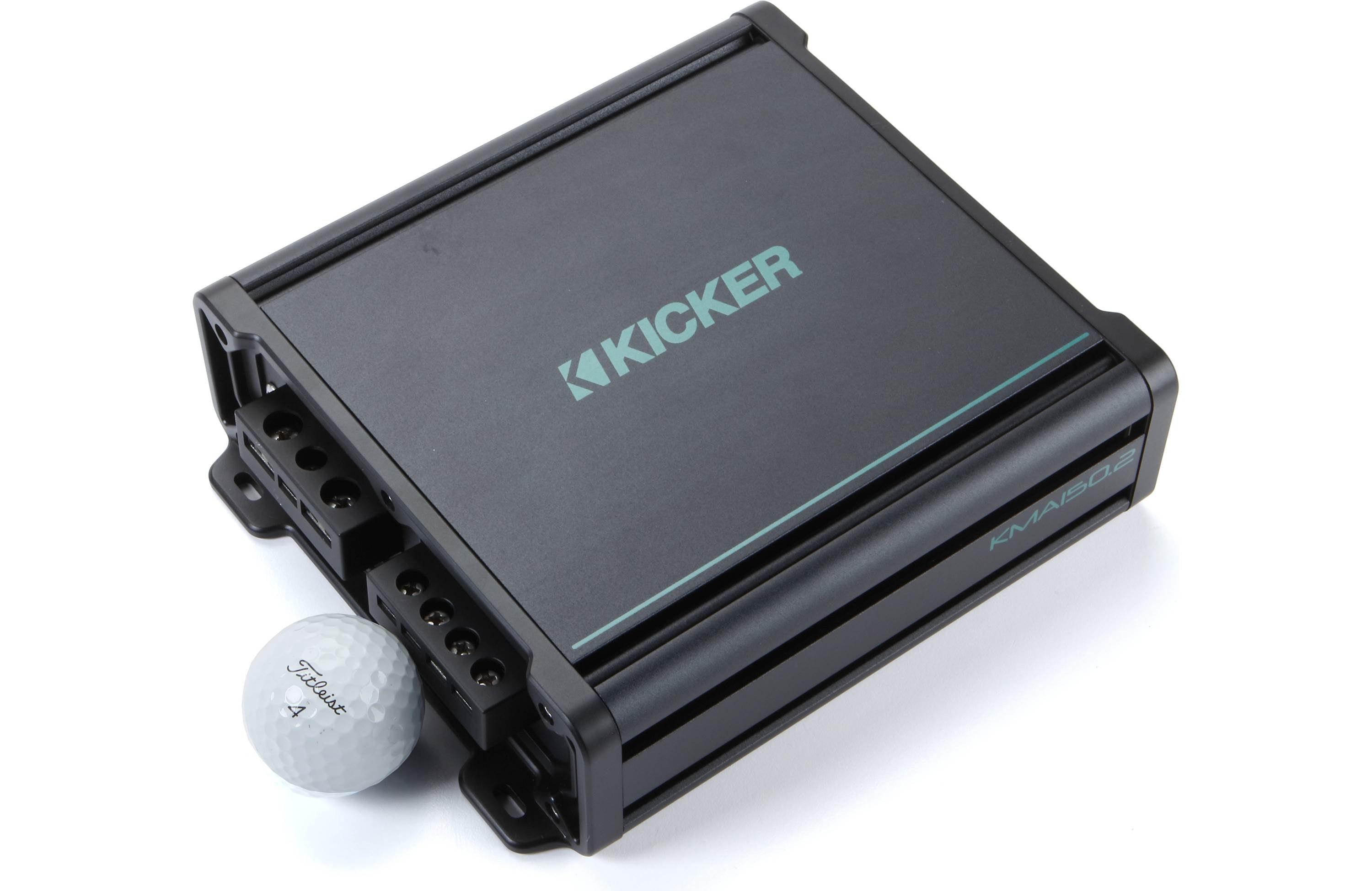 Kicker KMA150.2 150W RMS KM Series 2-ohm Stable 2 Channel Class-D Marine Amplifier