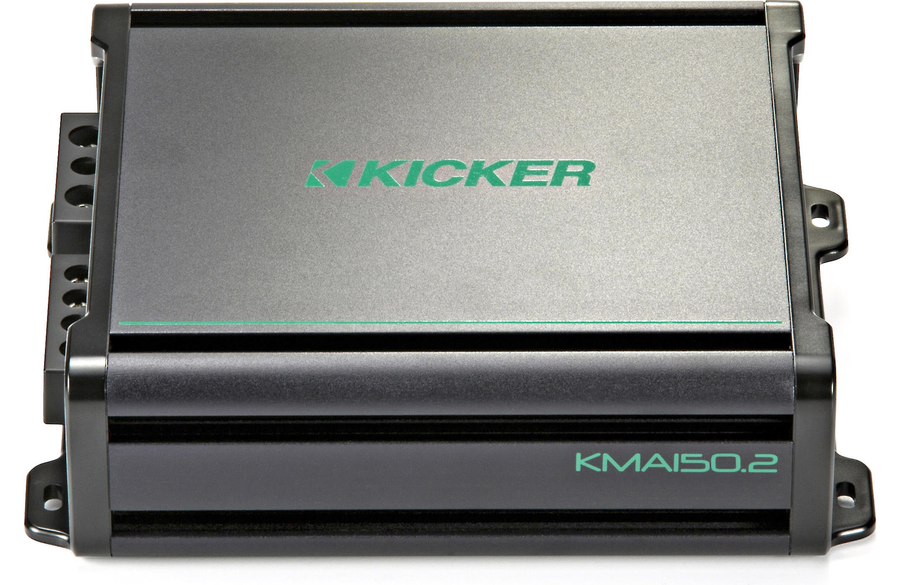 Kicker KMA150.2 150W RMS KM Series 2-ohm Stable 2 Channel Class-D Marine Amplifier