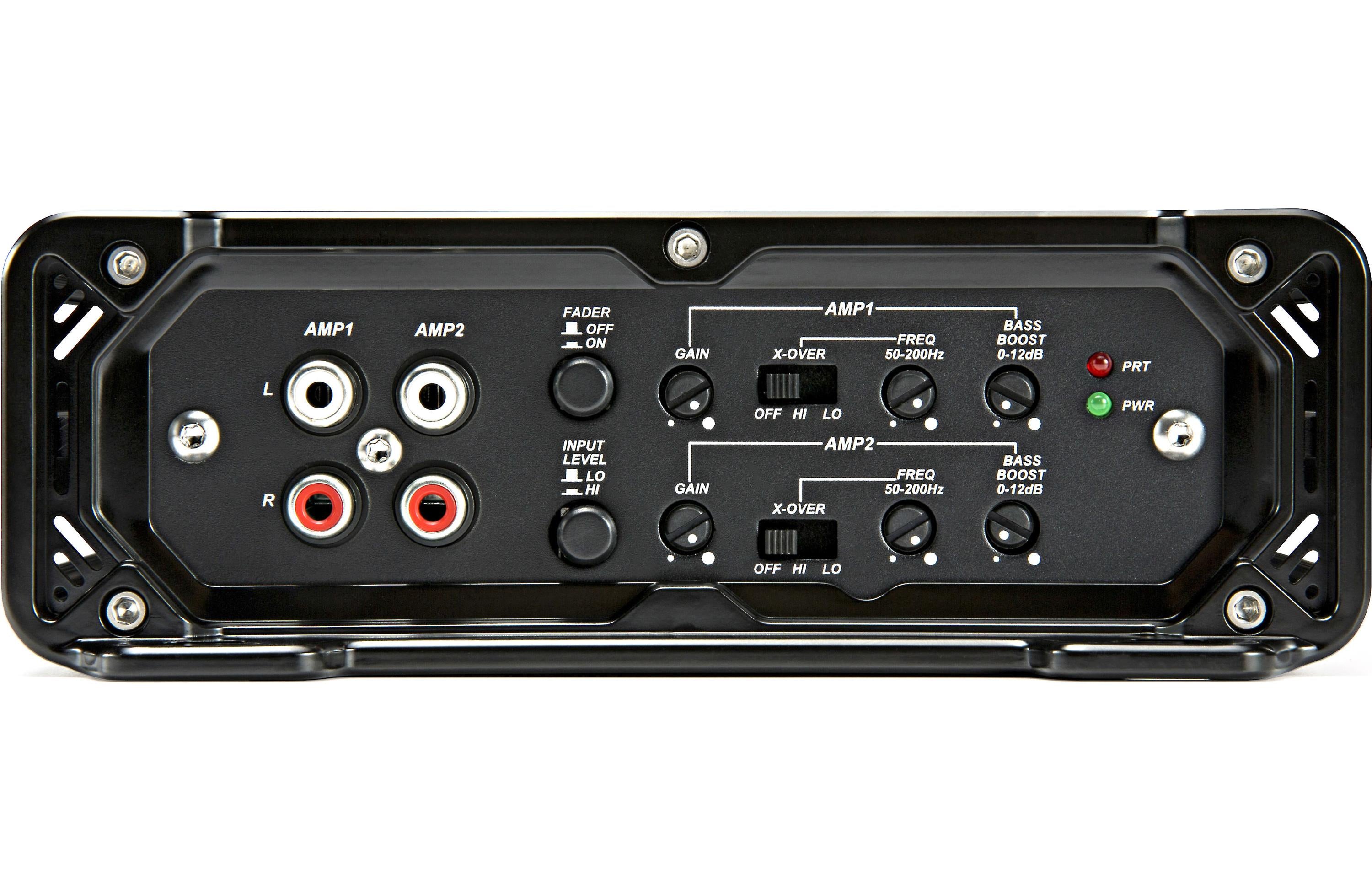 Kicker KMA300.4 300W RMS KM Series 2-ohm Stable 4 Channel Class-D Marine Amplifier