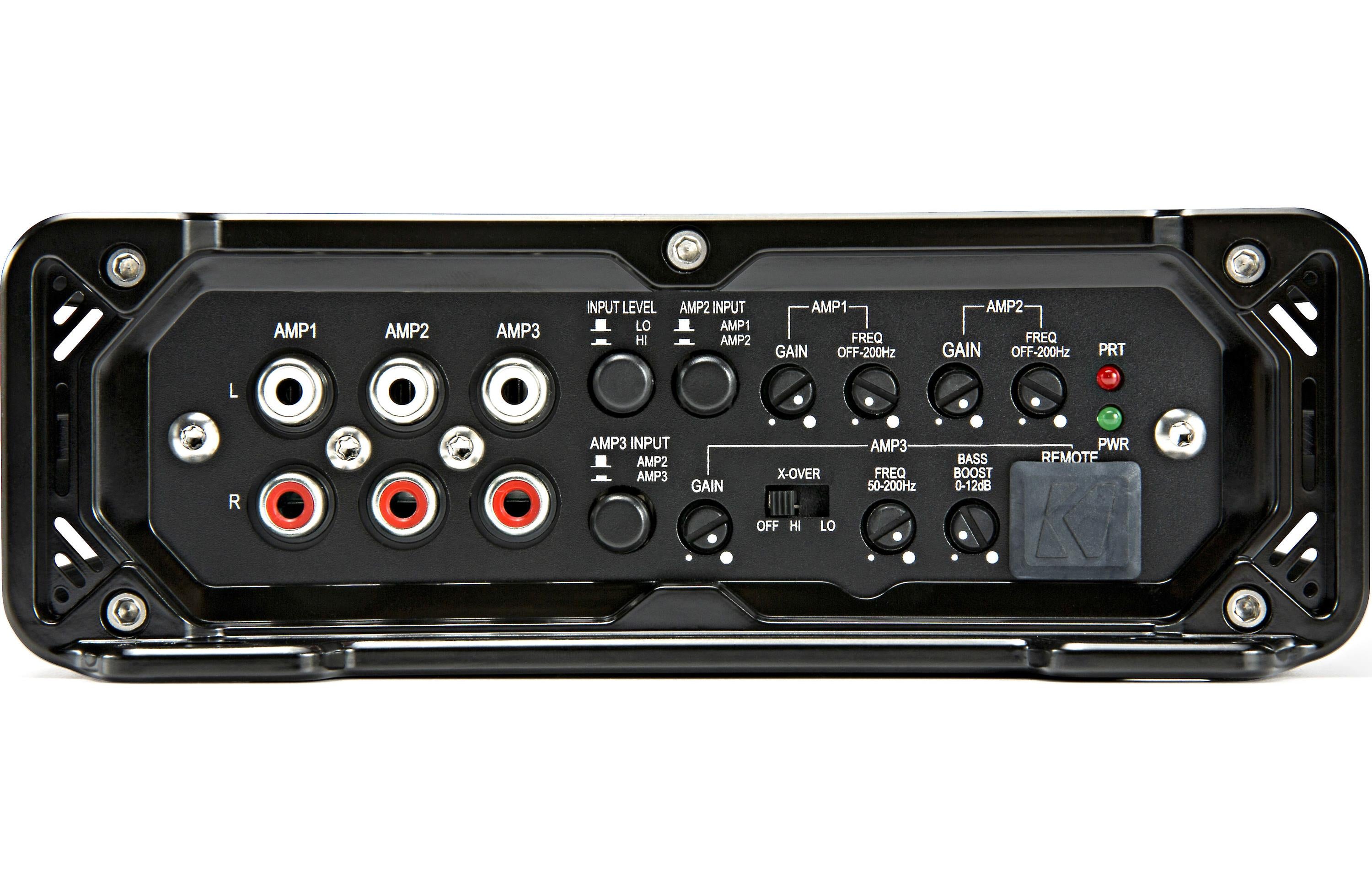 Kicker 45KXMA450.6 450W RMS KM Series 2-ohm Stable 6 Channel Class-D Marine Amplifier