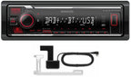 Kenwood KMM-BT407DAB Digital Media Receiver Bluetooth & Digital Radio DAB+ built-in DAB Antenna
