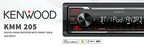 Kenwood KMM-205 Digital Media Player Car USB AUX iPod iPhone Android Stereo