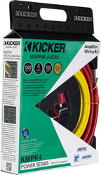 Kicker KMPK4 - Marine-grade  4-Gauge Premium Amplifier Wiring Kit