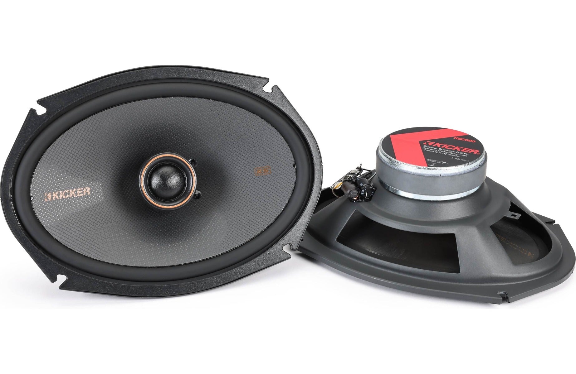 Kicker KSC6904 6"x9" 2-way Coaxial 300w Car Speakers KSC690