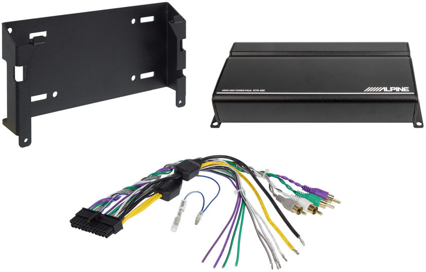 Alpine KTA-450 4-Channel 200 Watt RMS Power Pack Amplifier