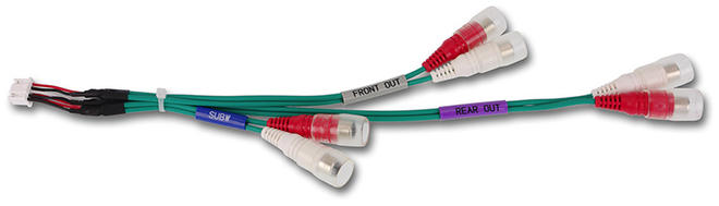 Alpine KTX-PRE1 6 Channel Pre-Out Cable for Alpine OEM Replacement Headunits