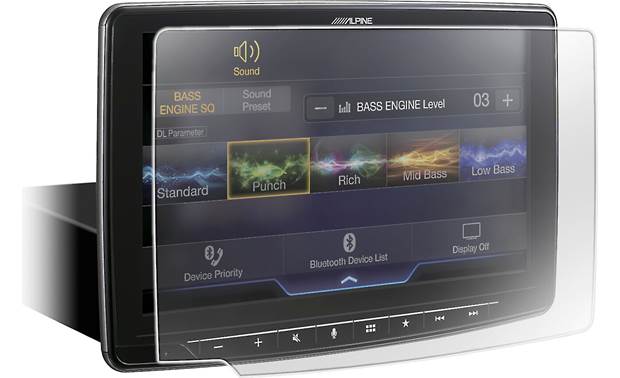 Alpine KTX-HF9 Anti-reflector screen protector for Alpine Halo9 touchscreen radios