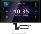 JVC KW-M565DBT Mechless 6.8" DAB Radio Bluetooth Apple CarPlay Android Short-body + DAB Aerial
