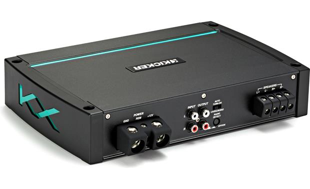 Kicker 44KXMA1200.2 1200W RMS KM Series 2-ohm Stable 2 Channel Class-D Marine Amplifier