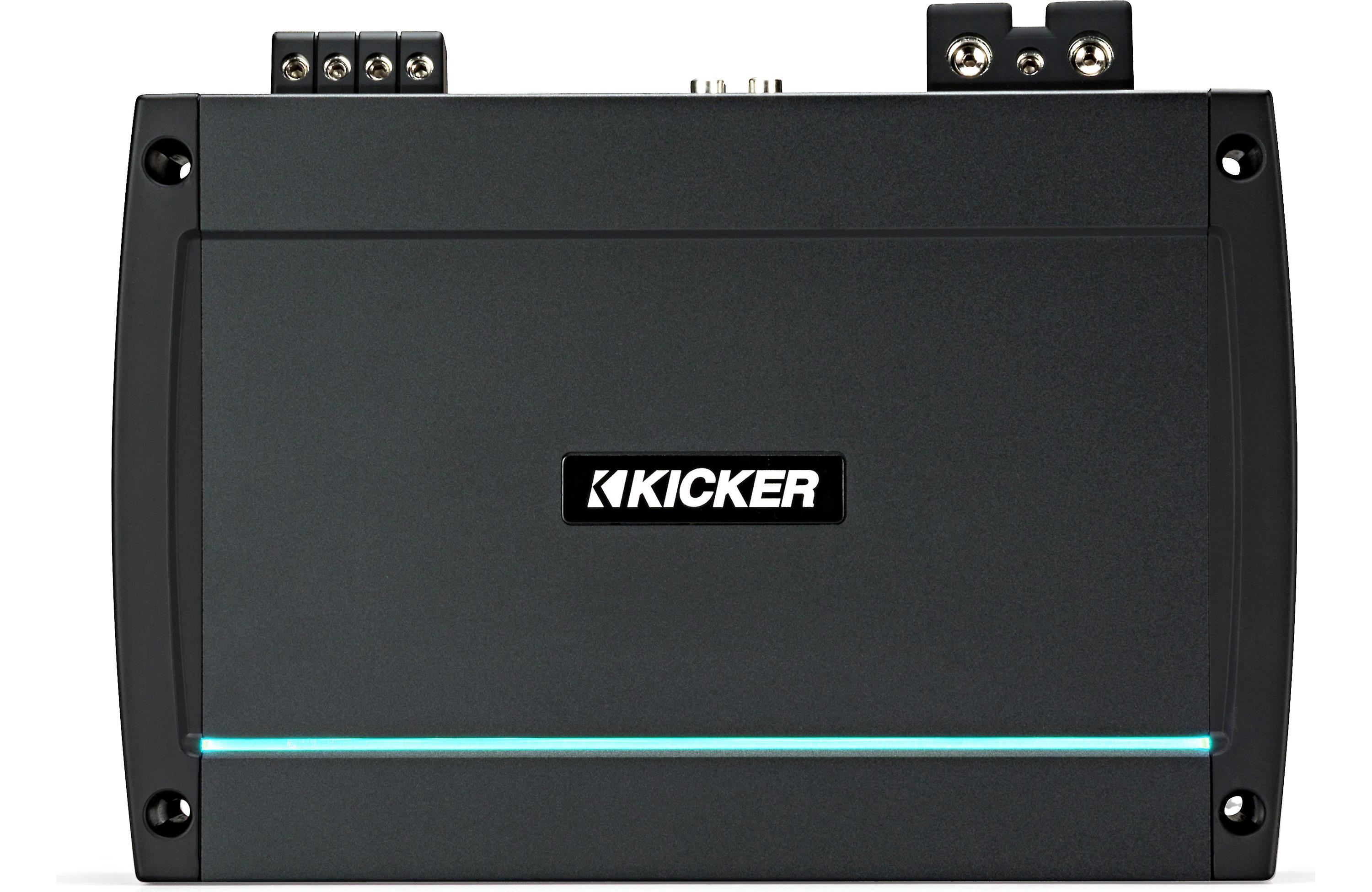 Kicker 44KXMA1200.2 1200W RMS KM Series 2-ohm Stable 2 Channel Class-D Marine Amplifier