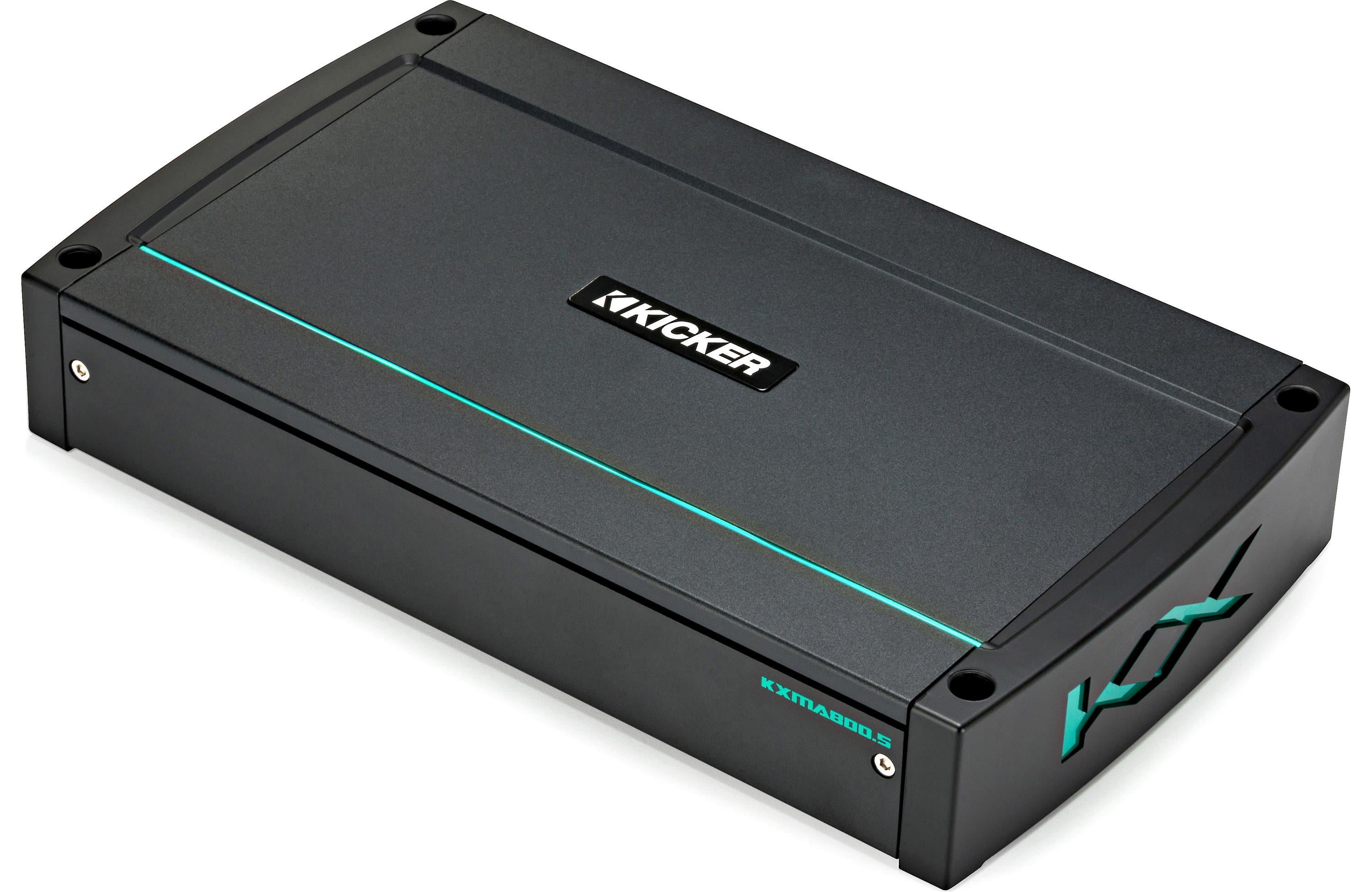 Kicker 44KXMA800.5 800W RMS KM Series 2-ohm Stable 5 Channel Class-D Marine Amplifier