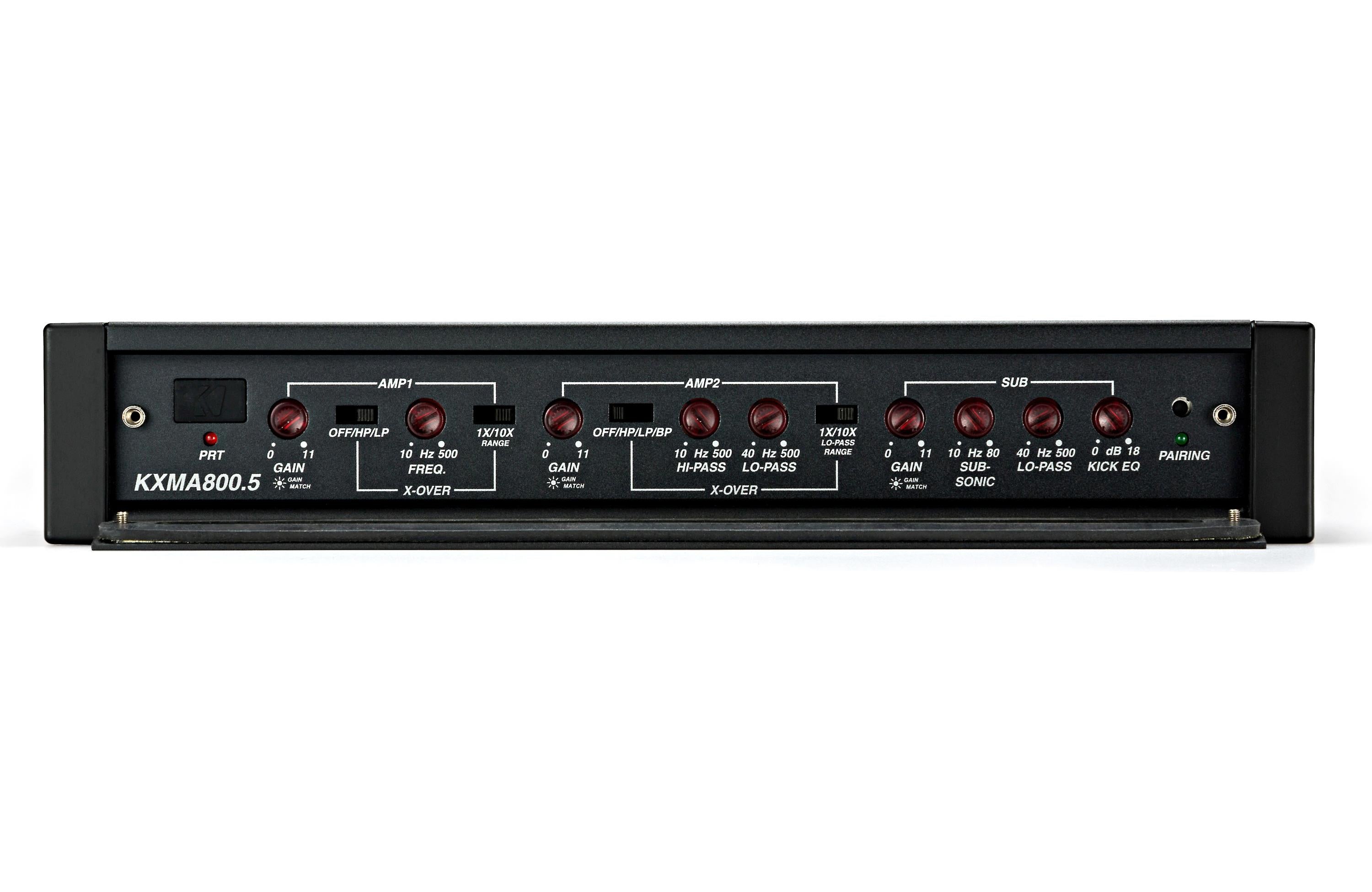 Kicker 44KXMA800.5 800W RMS KM Series 2-ohm Stable 5 Channel Class-D Marine Amplifier
