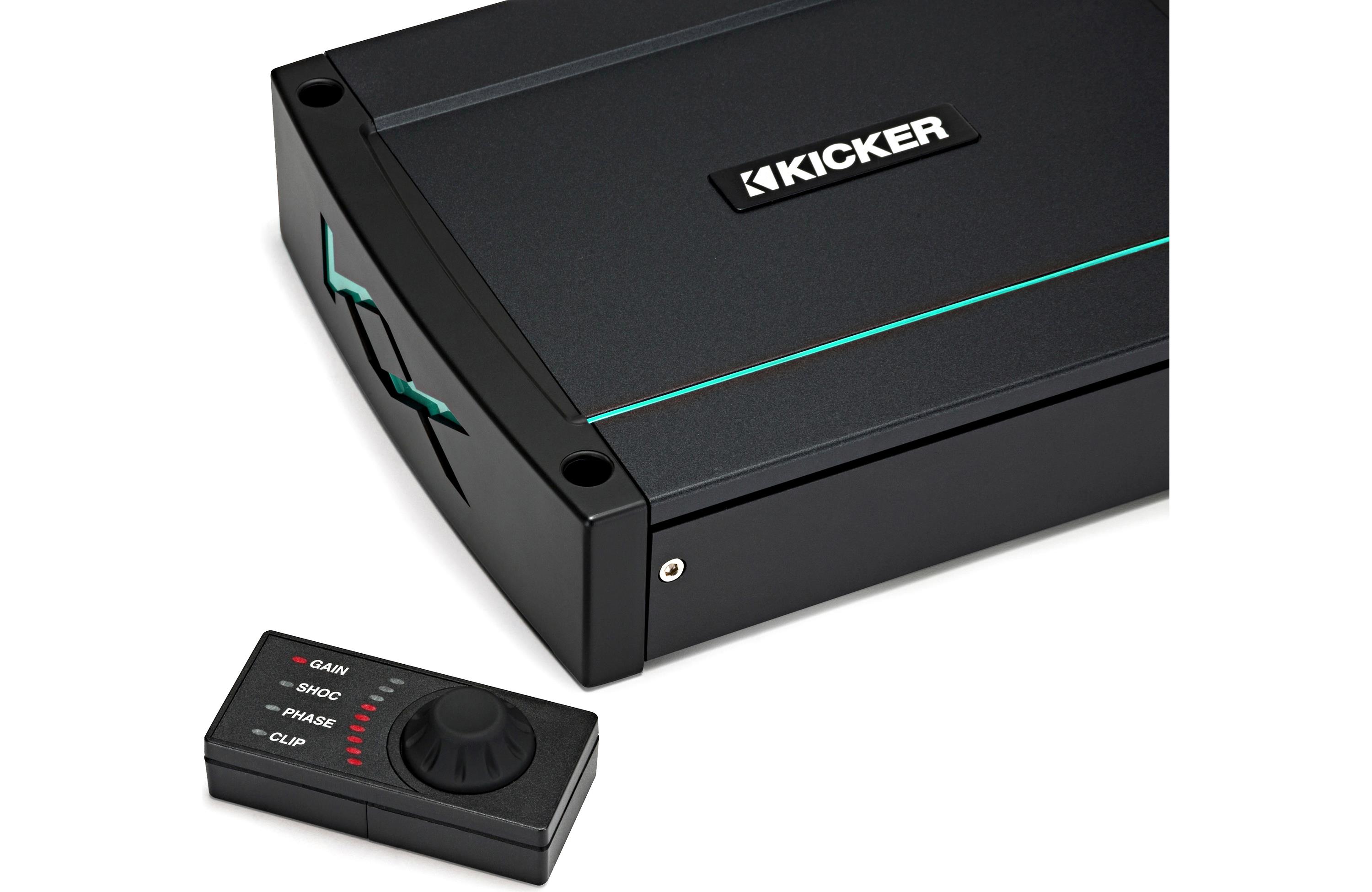 Kicker 44KXMA800.5 800W RMS KM Series 2-ohm Stable 5 Channel Class-D Marine Amplifier