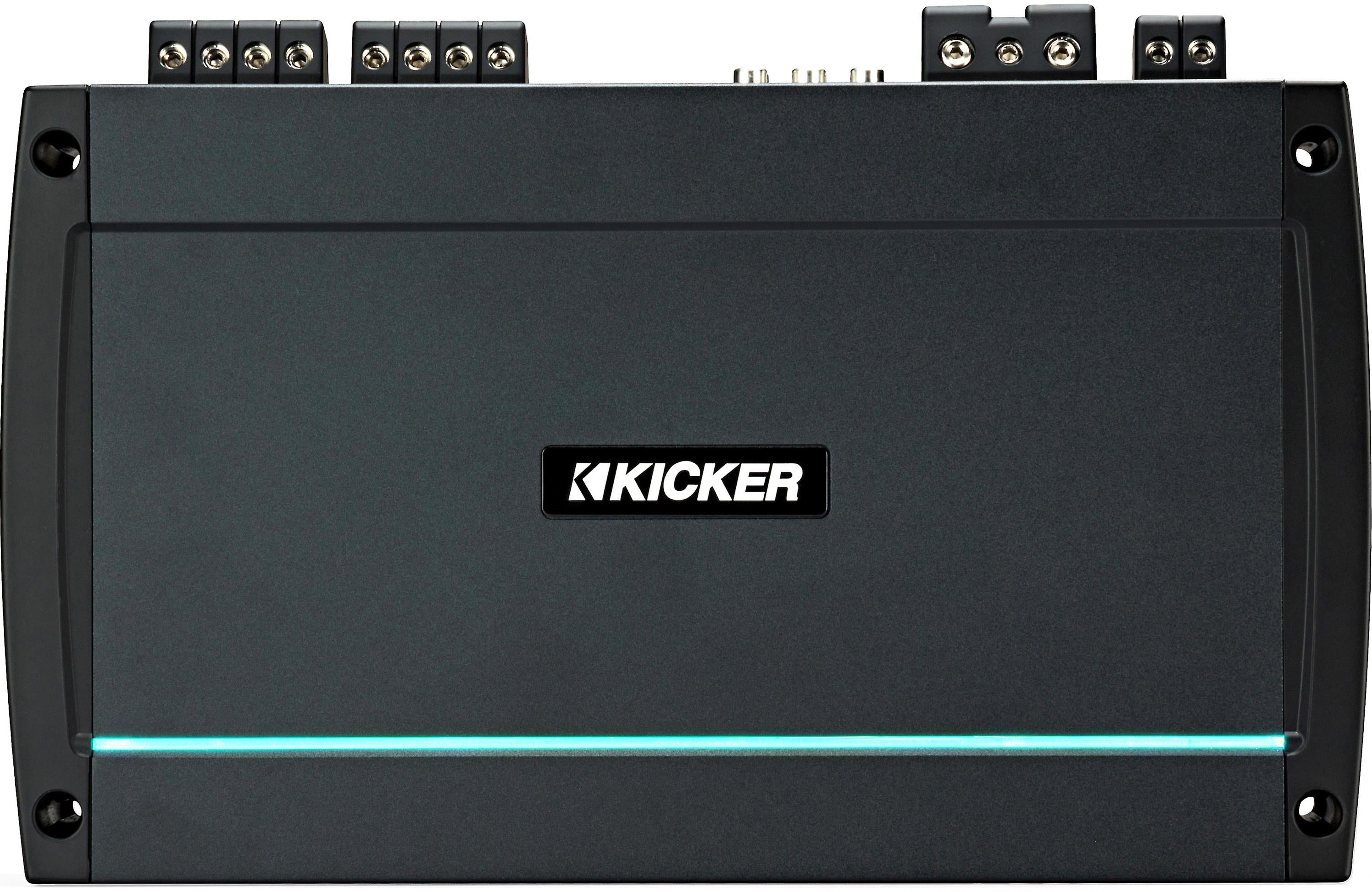 Kicker 44KXMA800.5 800W RMS KM Series 2-ohm Stable 5 Channel Class-D Marine Amplifier