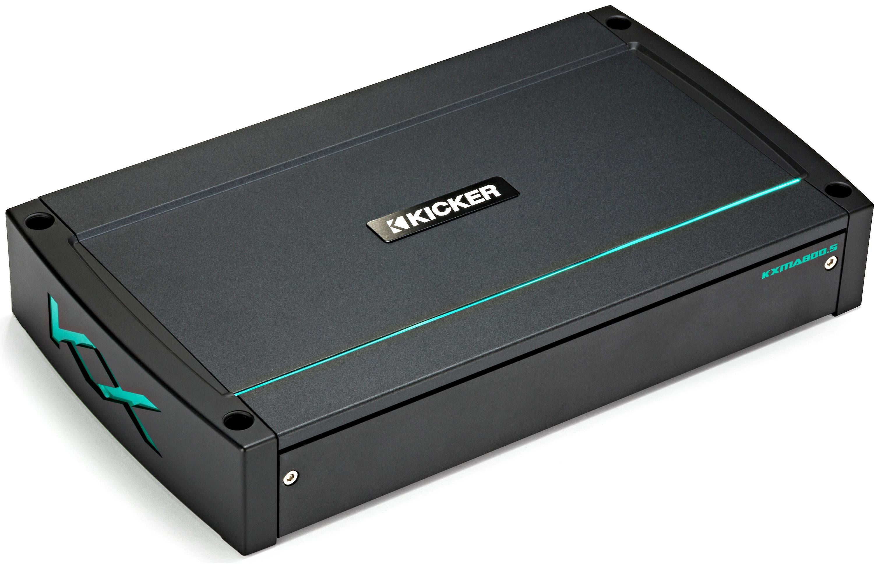 Kicker 44KXMA800.5 800W RMS KM Series 2-ohm Stable 5 Channel Class-D Marine Amplifier