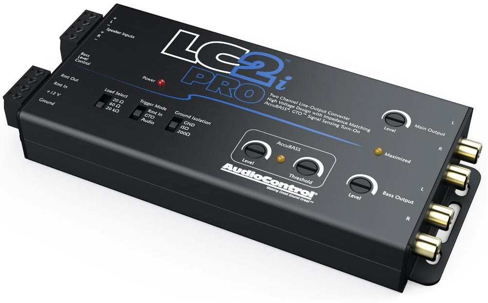 AudioControl LC2i PRO - 2 Channel Line Output Convertor + AccuBass
