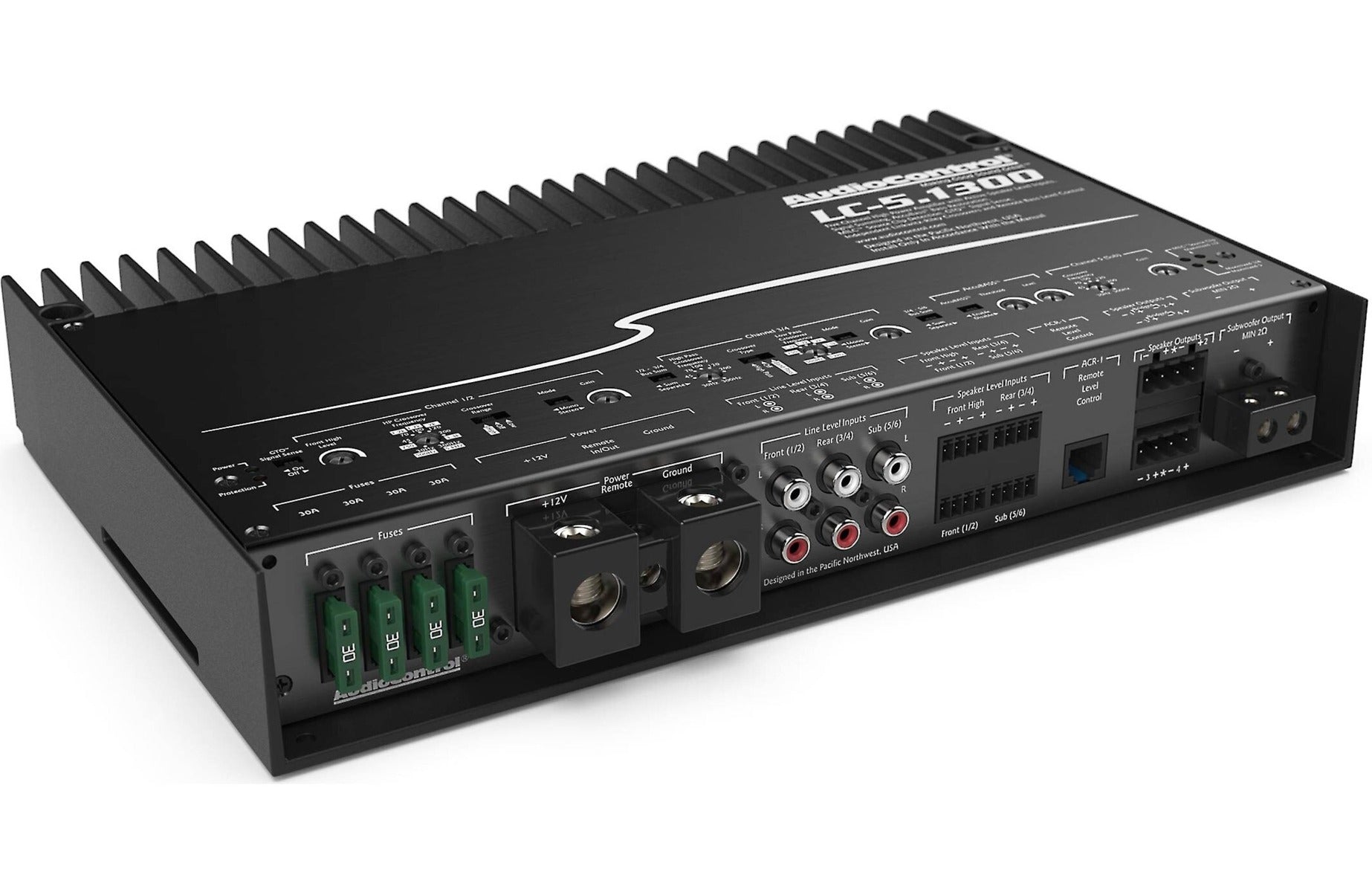 AudioControl LC-5.1300 High-Power Multi-Channel Amplifier with Accubass