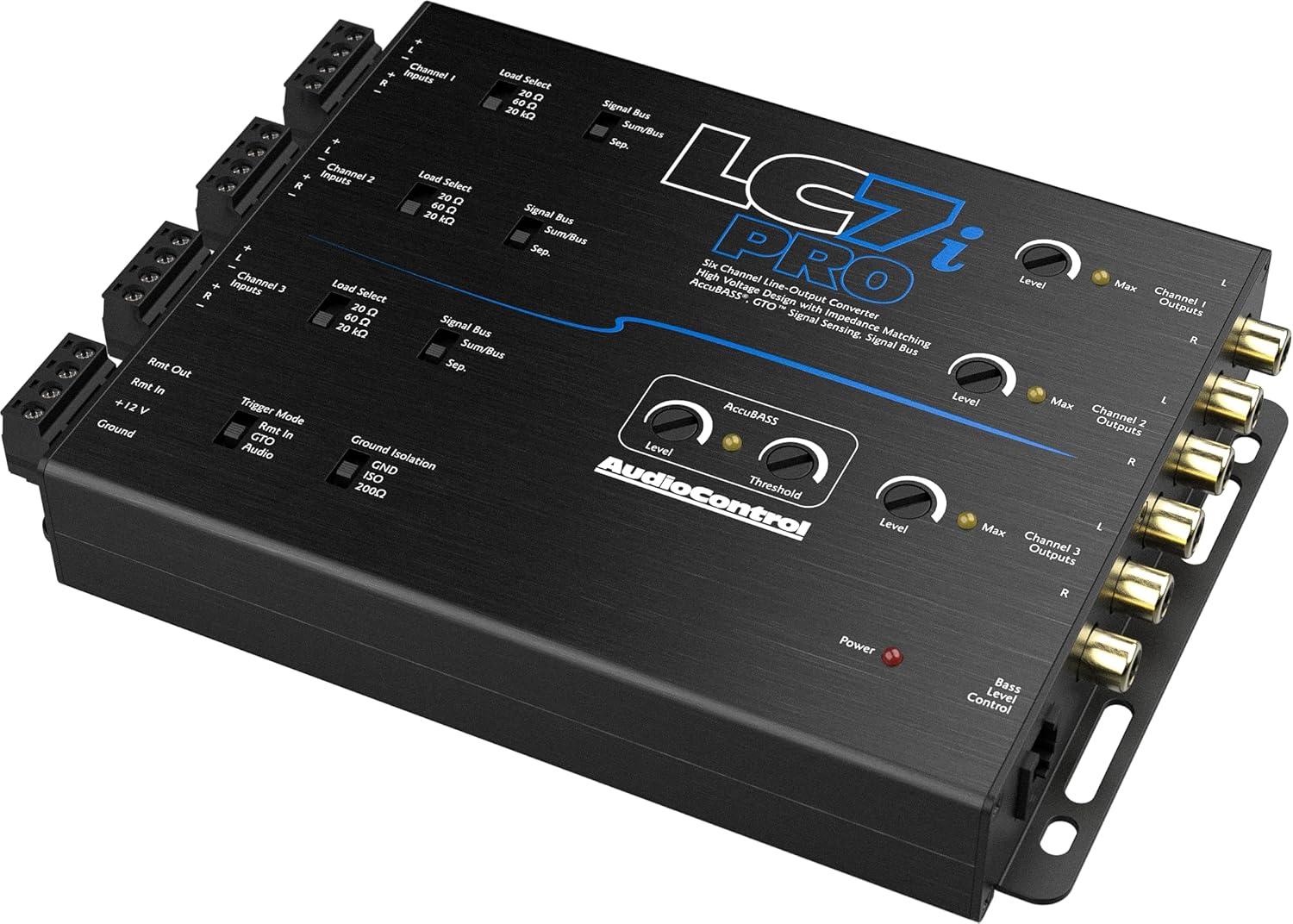 AudioControl LC7i PRO 6-Channel Line Output Converter with AccuBass