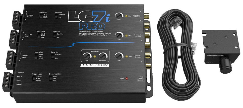 AudioControl LC7i PRO 6-Channel Line Output Converter with AccuBass