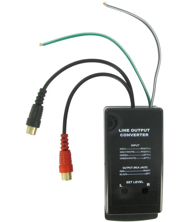 Uninversal CTLOCA25H Line Output Converter High to Low-level converter Level adjustable for Car Amps