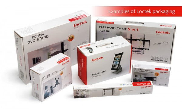 Loctek PAD003B Universal Tablet Stand Black Whale Design