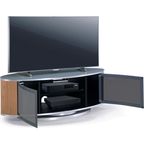 MDA Designs Luna Grey Oak Slate Oval TV Cabinet