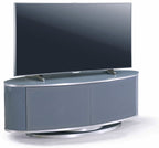 MDA Designs Luna Grey Slate Oval TV Cabinet