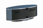 MDA Designs Luna Grey Slate Oval TV Cabinet