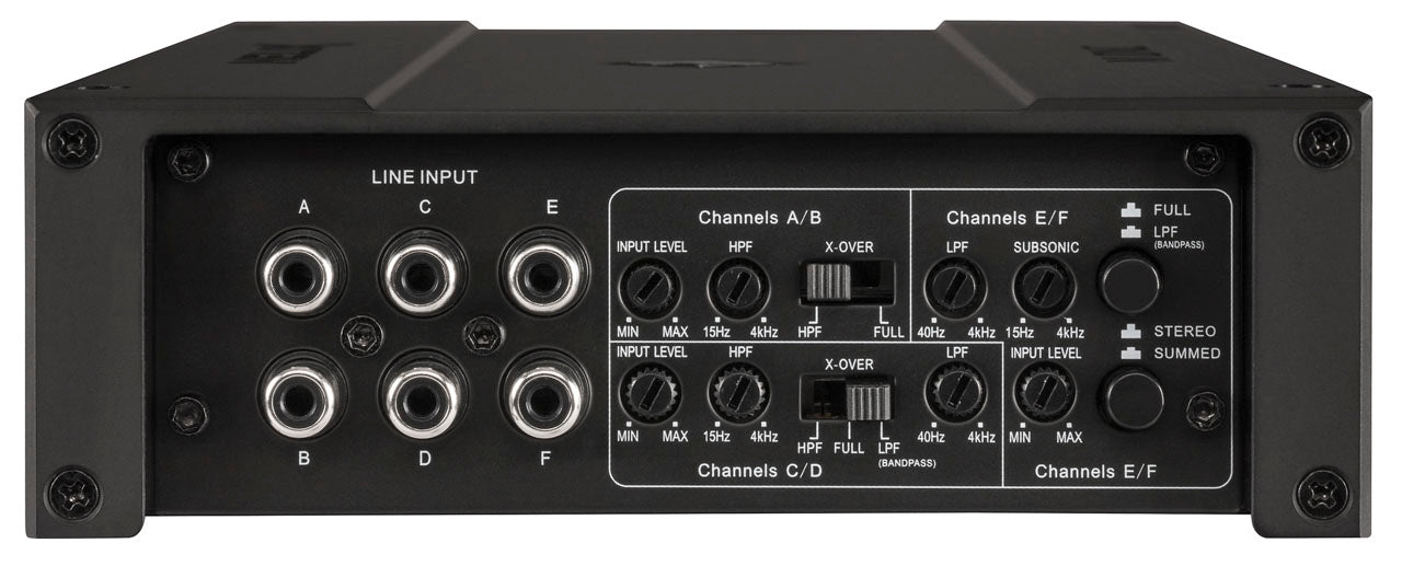HELIX M SIX - 6 Channel Class A/B & Class D 1200 Watts Peak Car Amplifier