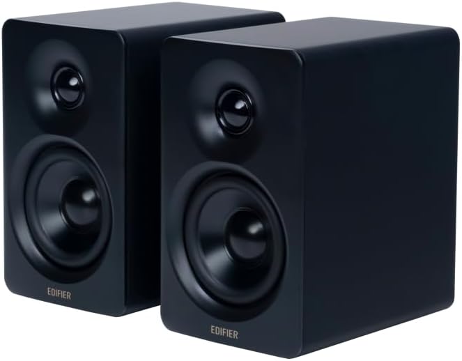EDIFIER M60 High-Resolution Compact Desktop Speakers - Black