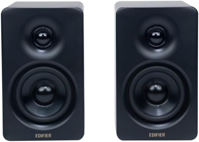 EDIFIER M60 High-Resolution Compact Desktop Speakers - Black