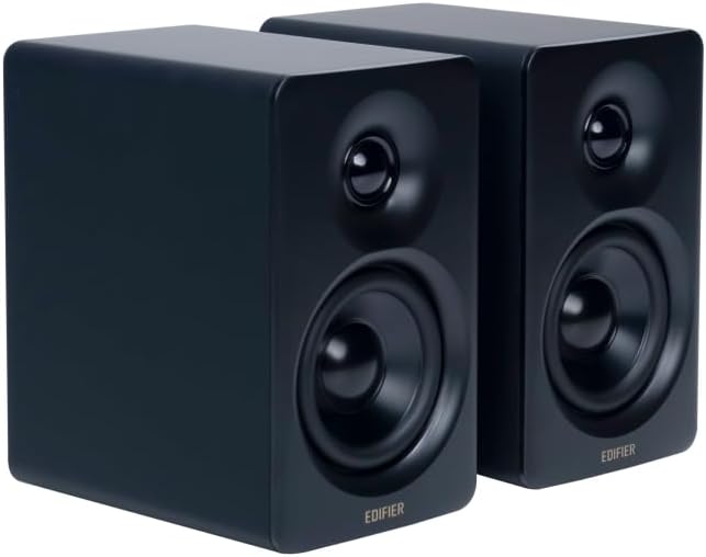 EDIFIER M60 High-Resolution Compact Desktop Speakers - Black