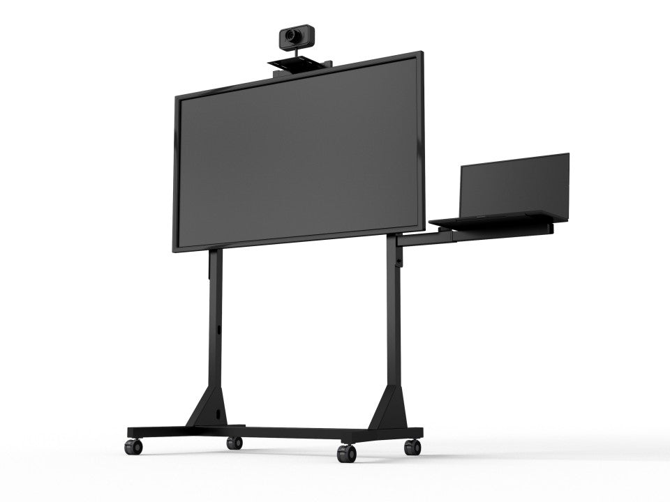 Multibrackets M Manual Floorstand 130 kg - Stand kit ( floor stand ) for LCD TV - screen size: 55-110" - max load: 130 kg - black