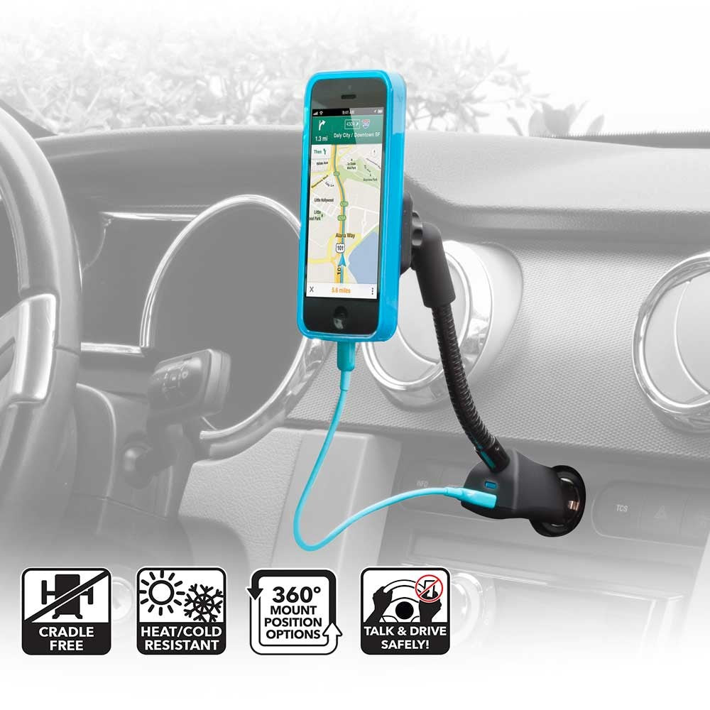 Scosche MAG12VI MagicMount Power with USB Charging Port