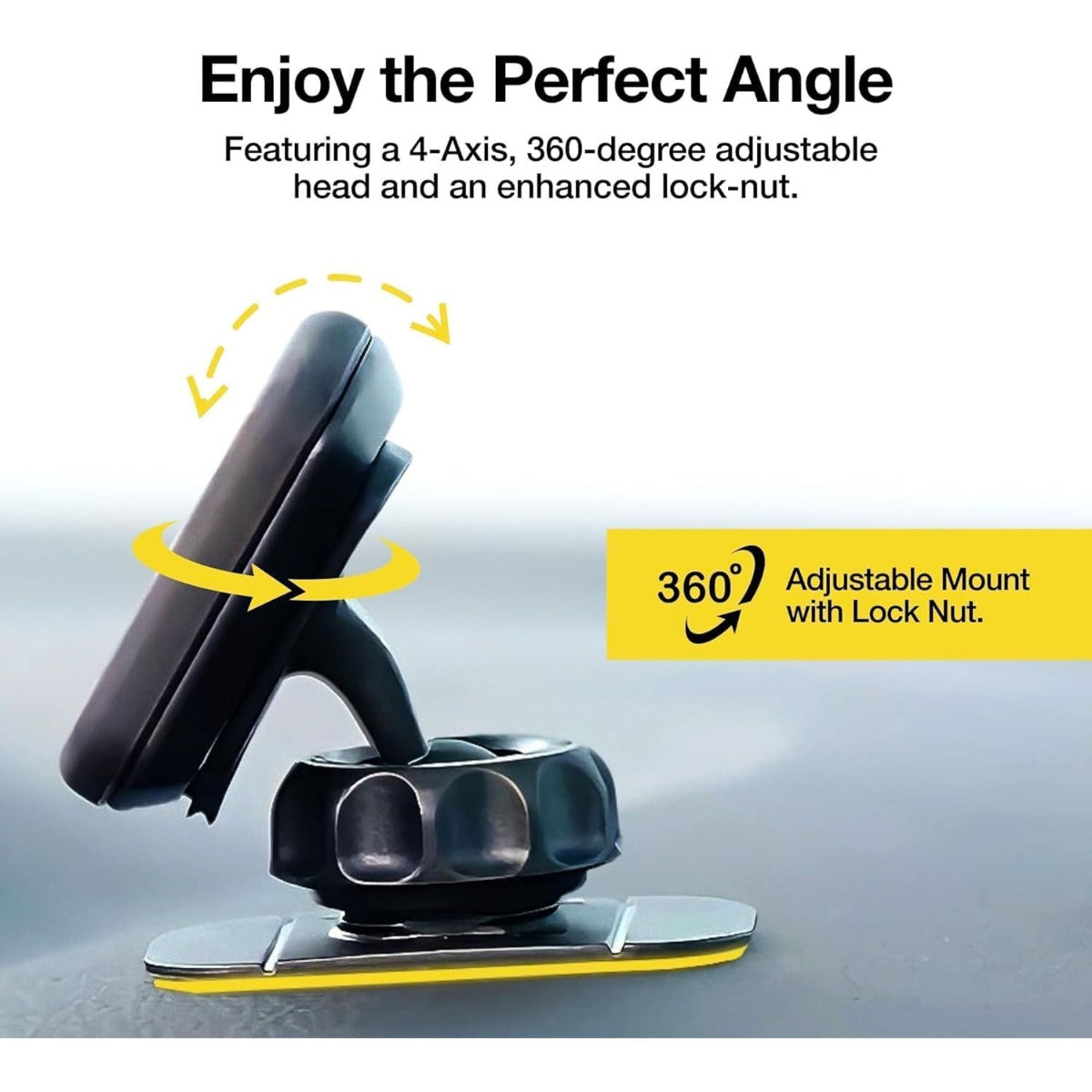 Scosche MAGDMI 360 Adjustable Universal Magic Mount Magnetic Holder For Smartphones and Mobile Devices