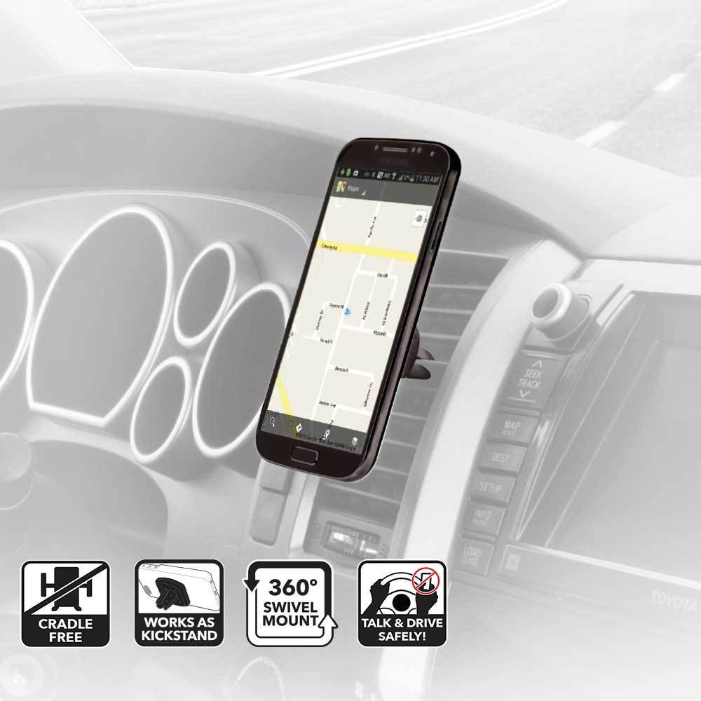 Scosche MAGVM2I Magnetic Vent Dash Mount for Tablets and Mobiles