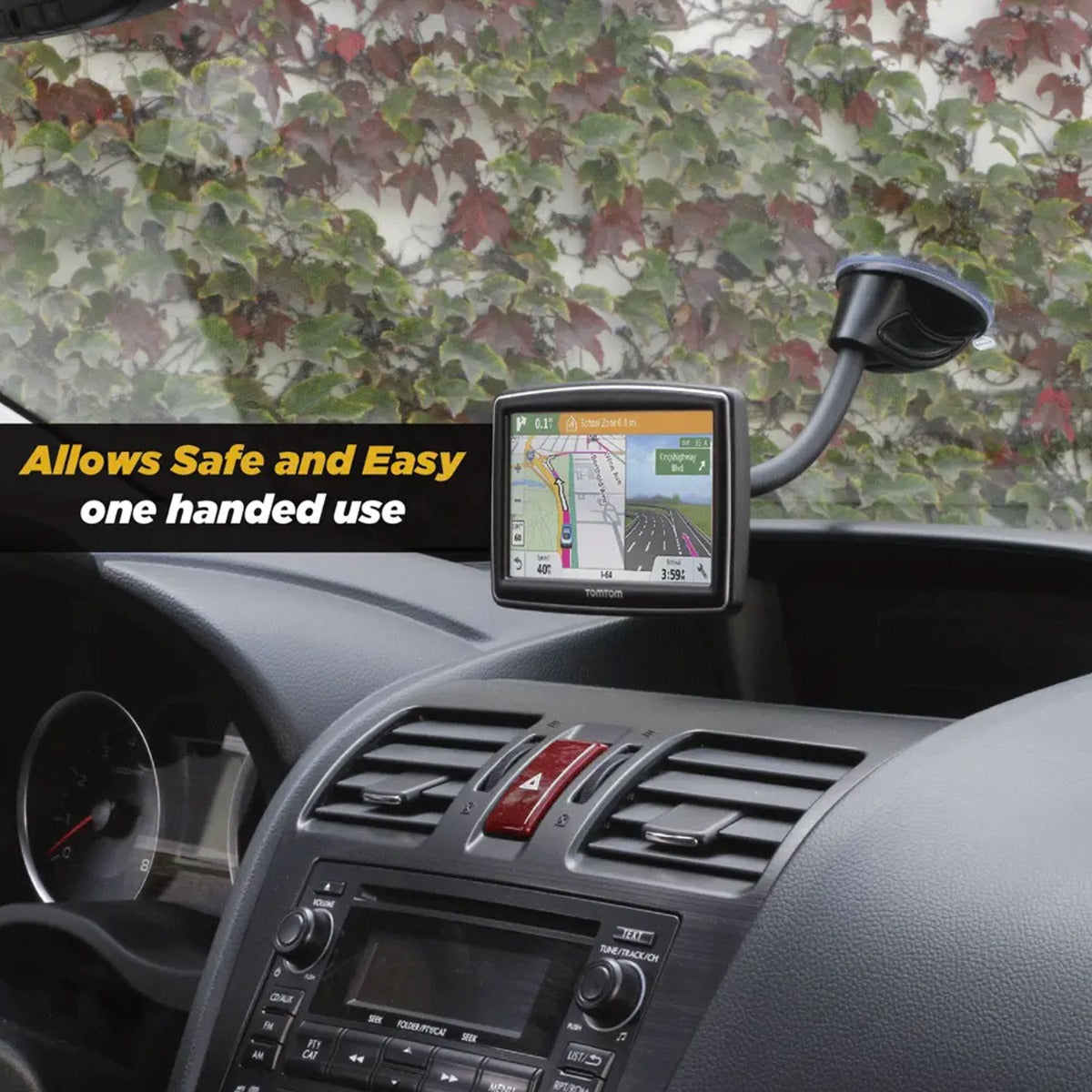 MAGWDM 4-Axis 360 Adjustable Window Magnetic Mount for Smartphones and Mobile Devices