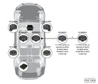 Match W8BMW-D - 8" Underseat Subwoofers Kit for BMW 1, 2, 3, 4, 5 X Series (Pair)