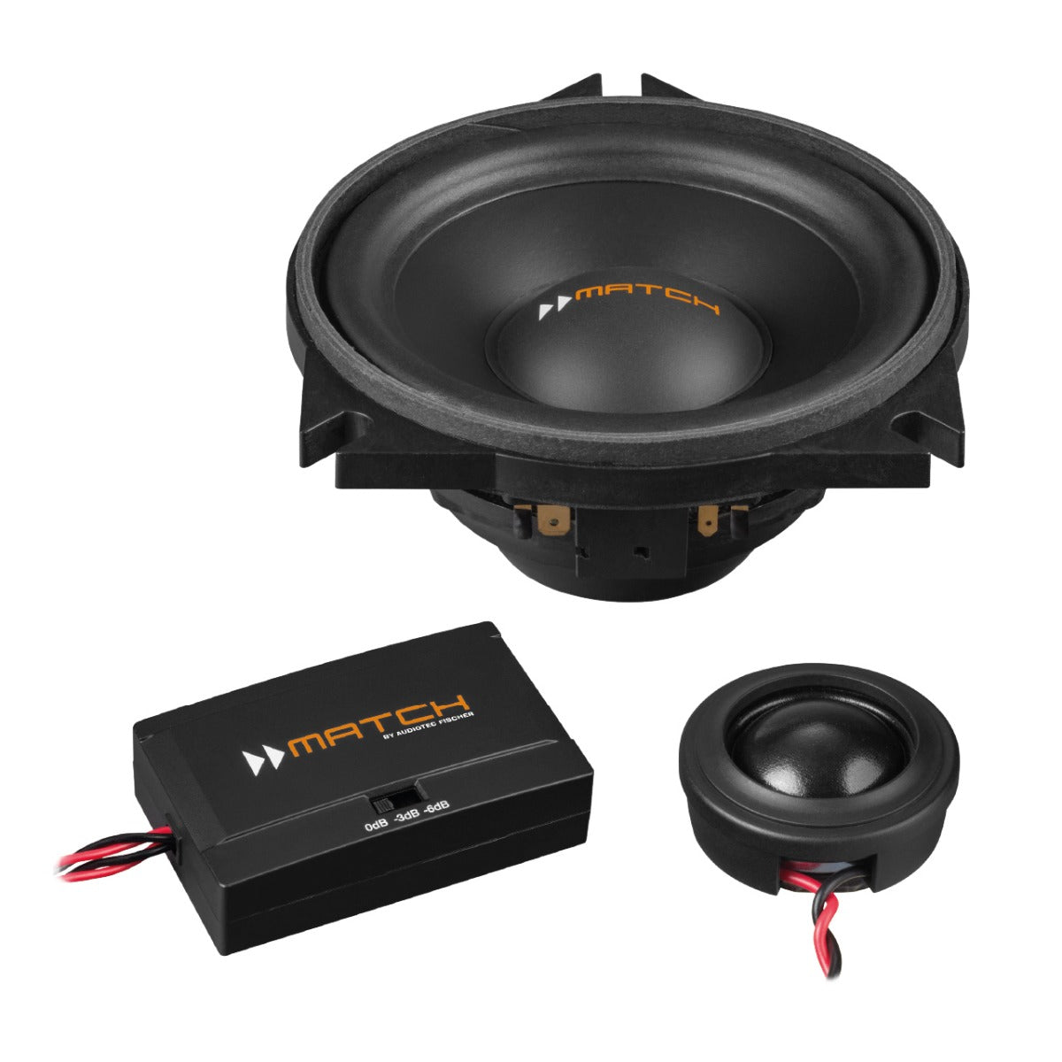 MATCH UP C42BMW-FRT.3 Custom Fit 4" 2-Way BMW Upgrade Component Speakers