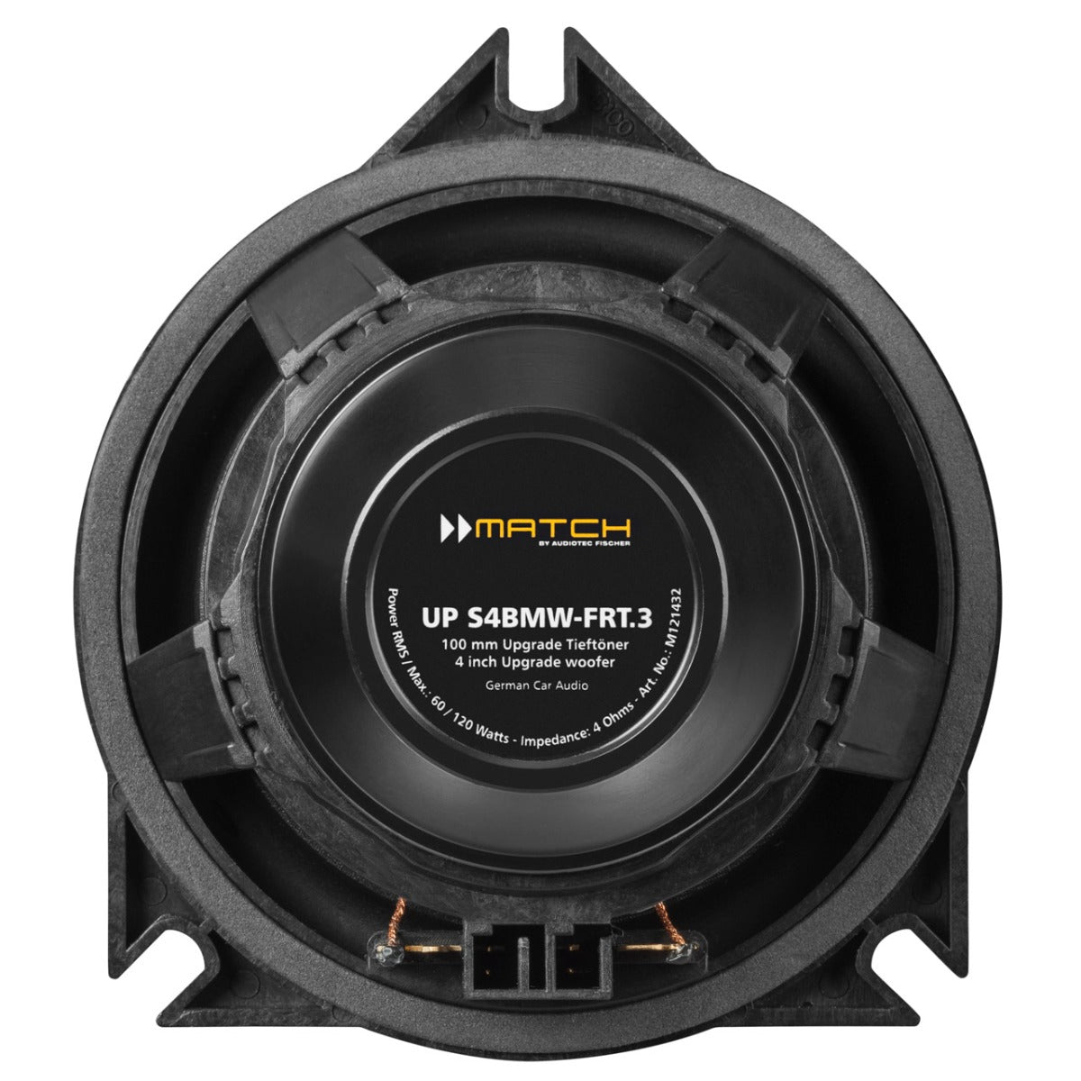 MATCH UP C42BMW-FRT.3 Custom Fit 4" 2-Way BMW Upgrade Component Speakers