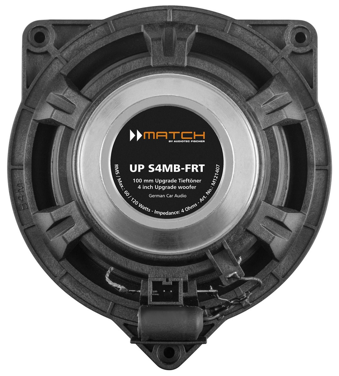 MATCH UP C42MB-FRT Custom Fit 4" 2-Way Mercedes C, E,, GLC, S-Class Upgrade Component Speakers